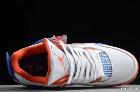 Retro 308497-171 4 Jordan White Orange Air Blue 308497-171 OG 0511